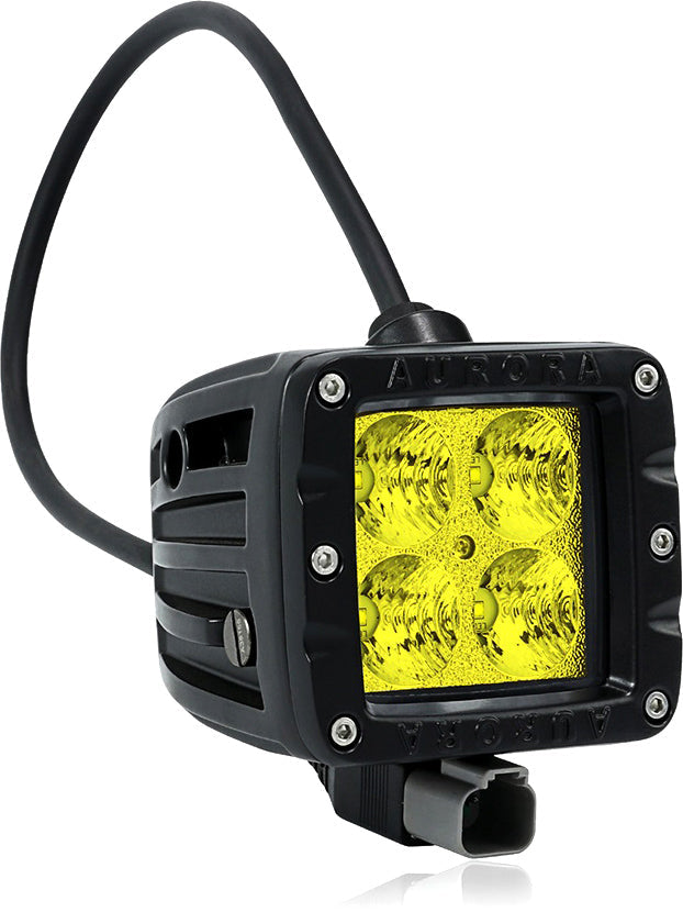 Exploradoras - Luces Led LRM-4 mixta Ambar de 4". Unidad