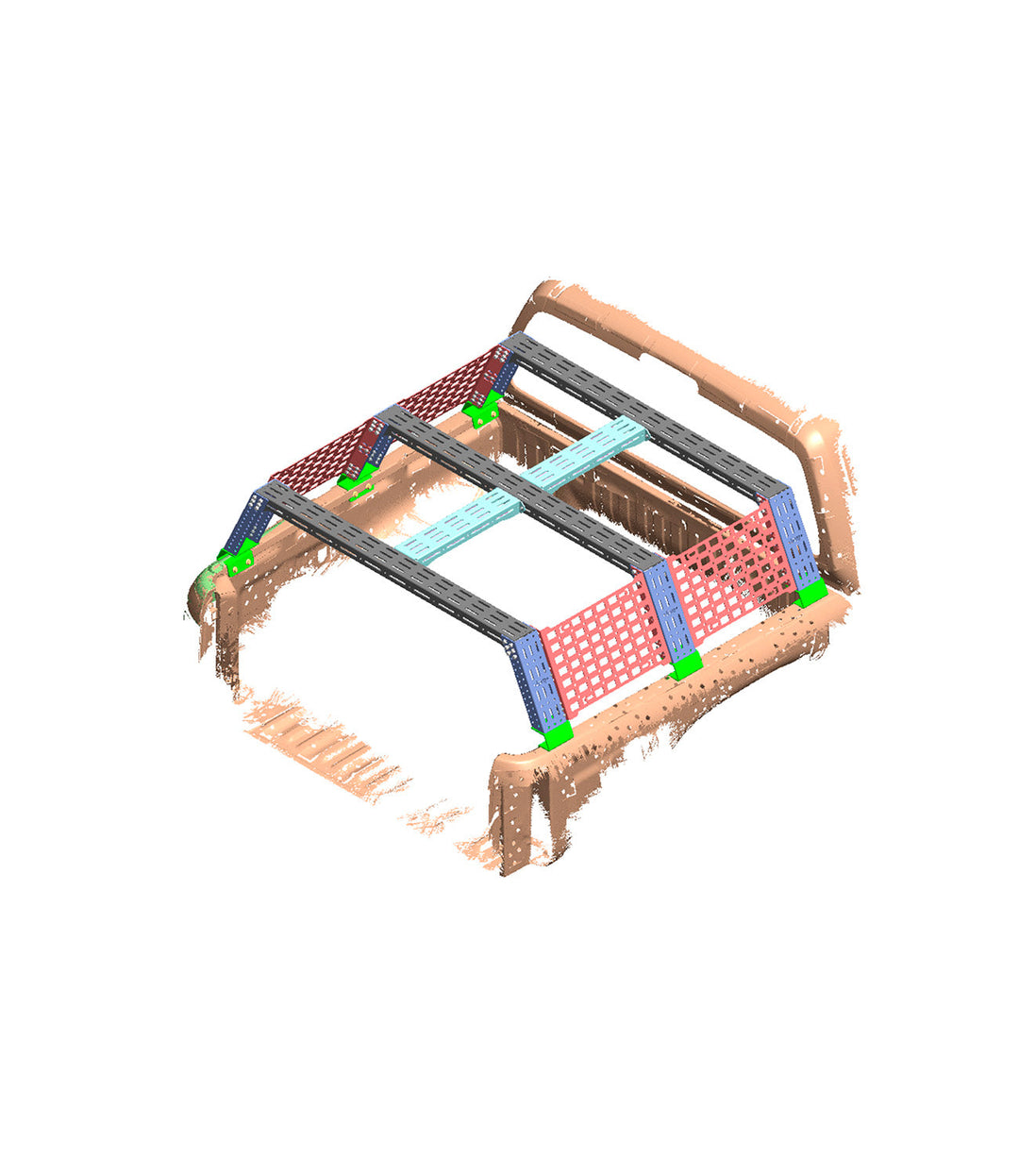 Bed Rack para platón Volkswagen Amarok