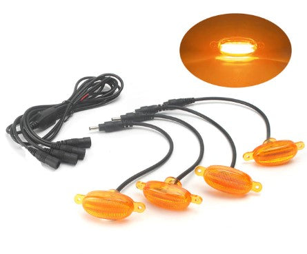 Luz Persiana Universal ambar. Kit x 4