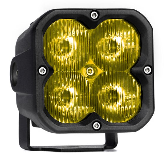 Exploradoras - Luces Led LRM-4 Pro Mixta Ambar de 3". Tecnología TIR Kit x 2
